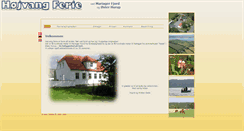 Desktop Screenshot of hojvangferie.dk